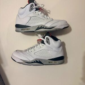 Air Jordan 5 Retro White Cement